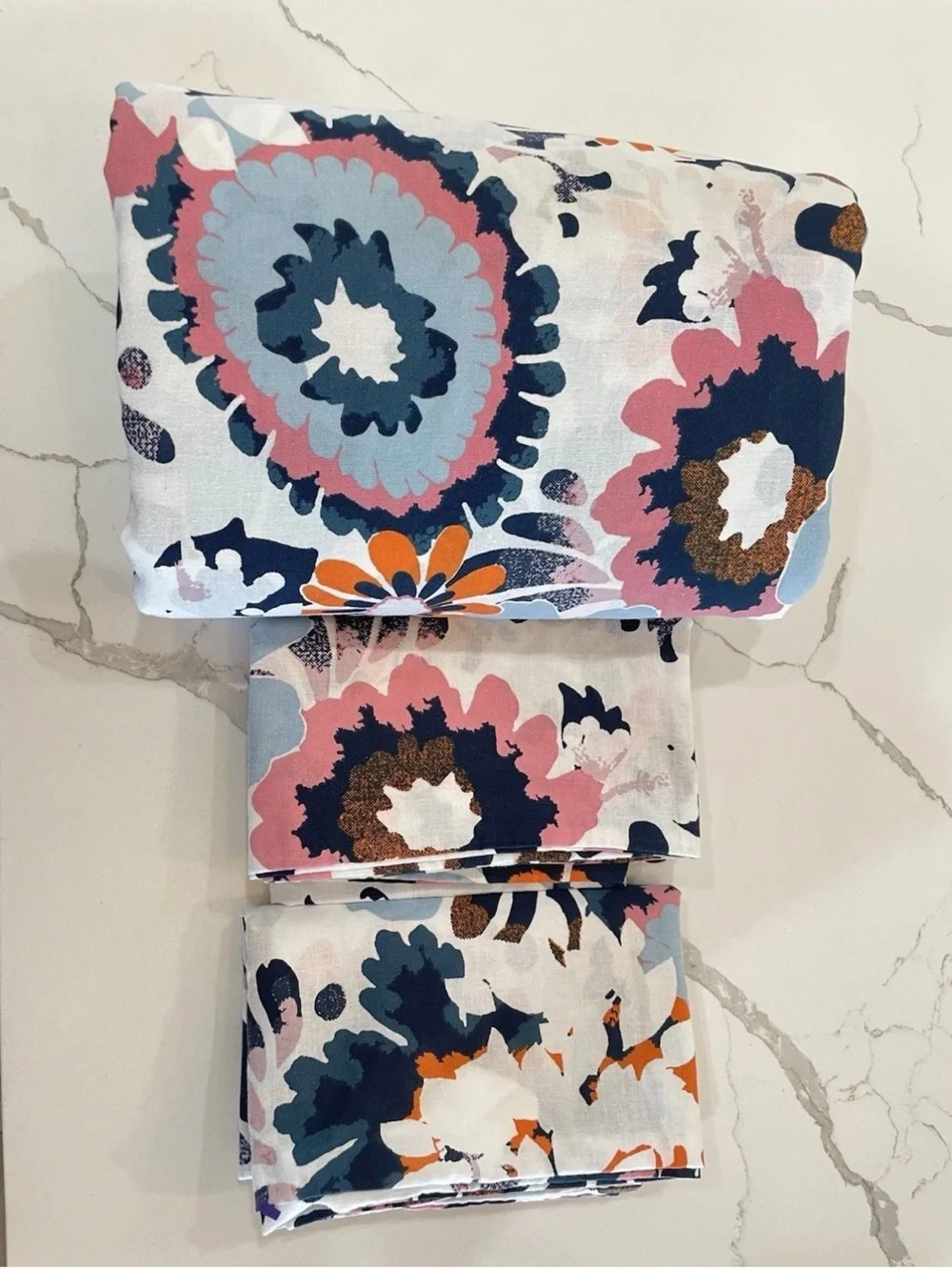 IKEA HÖNSGULLÖRT Full/Queen Duvet Cover Set 218x218 cm w/ 2 Pillowcases, NWOT